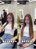 KOMEI_ブラウンベージュシールエクステ