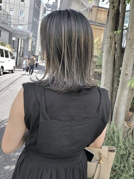 ハーツ(Heart's) 白髪ぼかし脱白髪染め似合わせミディアムレイヤー40代50代60代♪