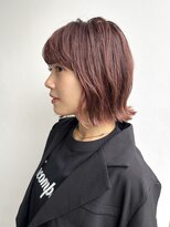 トルネード(TORNADO) 大人可愛い前髪ありミニボブピンクブラウンk20241107