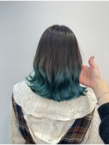 アライブ ハラジュク(ALIVE harajuku)&nbsp;【ALIVE yu-ki ボブでも可愛いターコイズグリーン】