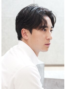 にもう ダークアッシュ ニュアンスパーマ 韓国マッシュ s5