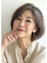 アヴァンス プロデュース バイ エガオ 大阪梅田店(AVANCE. PRODUCED by EGAO)&nbsp;白髪活かしカラー＋明るめカラー＋髪質改善パーマ【梅北AVANCE