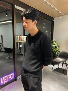 ヌーク 押上店(NooK) 韓国/ニュアンスパーマ/センターパート/刈り上げない