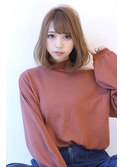 アレンジできる長めボブ