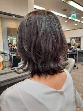 ネオヘアー 谷町九丁目店(Neo hair) 外はね×ミディアム