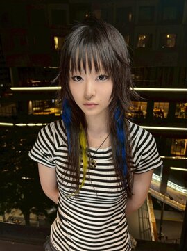 ベレーザ 渋谷(BELEZA) 15477ブリーチ＆ダブルカラーニュアンスカラーレイヤーロング