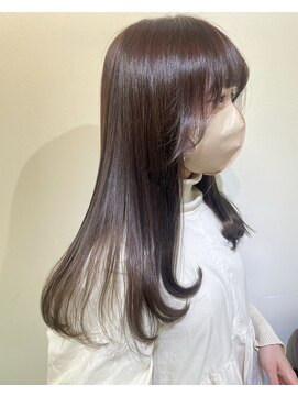 ラック(LUCK) 船橋/くすみベージュ/細めハイライト