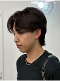 メンズカット/毛流れパーマ/カルマパーマ/眉毛/栄