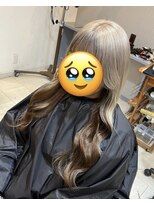 ラピステン 福岡天神 大名店(Lapis)&nbsp;10代・20代/エクステ/インナーカラー/ミルクティー×ブラウン