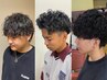 魁人指名　新規様　【男性限定】カット＋デザインパーマ　￥9900 南船橋