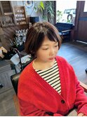 子供顔さんにお似合い♪キュートボブ