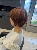 ショートにハイライト