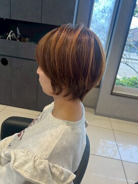 アース 南福島店(HAIR&MAKE EARTH) ショートにハイライト
