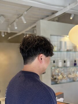 メンズパーマ/メンズマッシュ/シャドウパーマ/明石/大久保