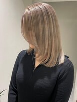 ジルブラン 土浦(JIL BLAN) ハイライトバレイヤージュダブルカラーケアブリーチ20代30代