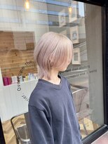 オーブ ヘアー プリモ 盛岡店(AUBE HAIR primo) ホワイトブロンド