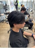 MEN’S/リバースセンターパート/ニュアンスパーマ/船橋