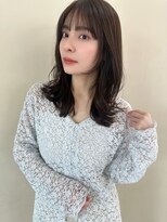 マリアバイアフロート(Maria by AFLOAT)&nbsp;大人ミディアムレイヤーくびれスタイルグレーベージュ