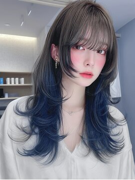 サロンドアイ(salon de i) デザインカラーレイヤー × ブルーブラック