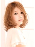ふんわりワンカールボブ