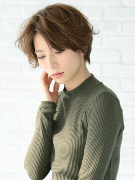 アース 海老名店(HAIR&MAKE EARTH) アシンメトリーショート【EARTH海老名店】