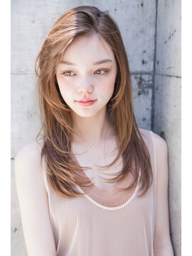 エース (ACE) ACE 大人可愛いレイヤースタイル×アッシュベージュ3Dカラー