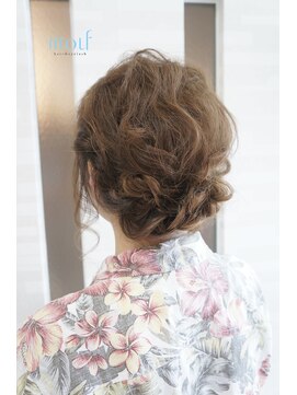 ムゥフ ヘアーアンドアイラッシュ(mouf hair&eyelash) 【ｍｏｕｆ】透明感が出るふんわりアレンジ