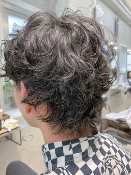 テトヘアー(teto hair) ウルフパーマ、メンズカット、メンズヘア、男性カット