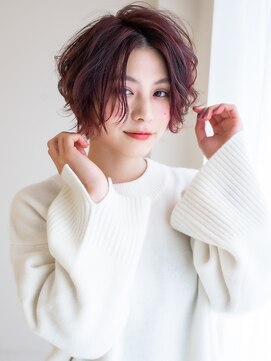 ヘアアンドエステ ヒロイン 西麻布本店(Hair&Esthe HIROIN) 【大人ヘア】ゆる巻きショートウルフボブ