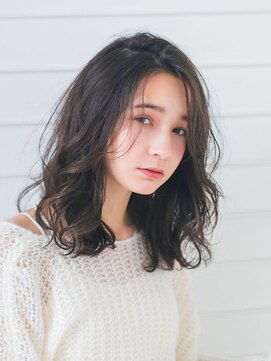 リトル ソルト 渋谷(little×salt) 大人可愛いゆるウェーブ