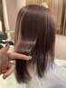 うねり＆広がりに◎ 髪質改善ヘアチューニング+カラー+カット ¥17600