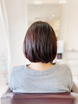 クール ヘアー ギャラリー 神明町店(COOL Hair gallery) ワンレンボブショート♪お洒落シンプル