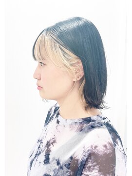 モリオフロムロンドン 松戸店(Morio from London) 【松戸 藤原】ハイトーンインナーカラーバフ