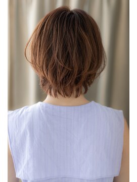 カバーヘア ブリス 戸田公園西口店(COVER HAIR bliss) シースルーバング前下がりボブショートZ戸田公園20代30代40代