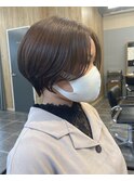 艶髪/ショート/髪質改善縮毛矯正/髪質改善/韓国風/韓国ヘア
