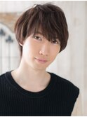 ナチュラル甘めのダークアッシュソフトマッシュスタイルS草加