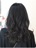 黒髪レイヤースタイル