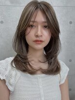 ガーデン 銀座(GARDEN) 伸ばしかけフルバングミディアムボブ20代30代ハッシュカット