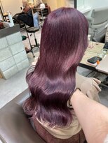 ベレーザ 渋谷(BELEZA)&nbsp;7671ラベンダーパープルブリーチなしダブルカラーレイヤーカット