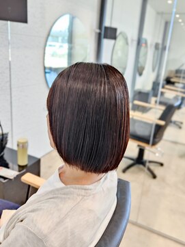 ビーヒアナウ N゜03 金沢駅西店(BE HERE NOW) 髪質改善縮毛矯正/ボブ/巻ける縮毛矯正/丸みボブ