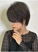 ショート×ハイライト白髪ぼかし×シアーカラー[心斎橋]