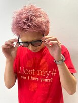 シティ(sity.)&nbsp;スパイキーショート　ピンクアッシュ　ケアブリーチ　ハイトーン