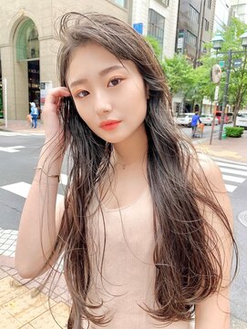 アンブルリュクス 中野(amble luxe) 夏秋トレンドカラー/透明感カラー/中野美容室