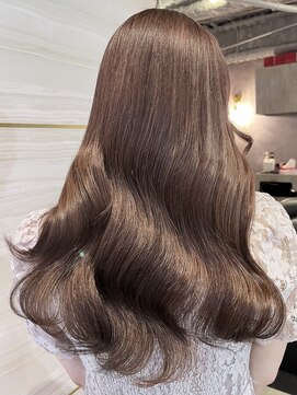エルバイラビス 大宮(elu by lovis) 《chihina》マロンブラウン/艶カラー/ブリーチカラー/韓国/大宮