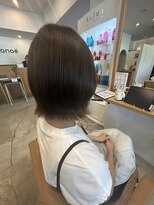 カノエ 山口小郡店(canoe) スッキリボブスタイル×カーキ