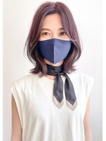 ルエ(rue) 大人可愛い20代30代40代50代ウルフレイヤーボブ丸みショートボブ