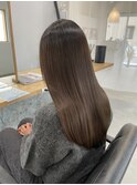 スモークベージュ/髪質改善トリートメント/艶髪