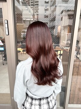 クム 横浜(qumu) 【qumu横浜】ピンクベージュ×レイヤーカット
