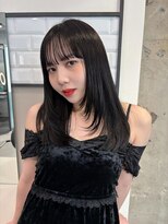 リリー(Lilley)&nbsp;【lilley 稲永麻衣】レイヤーカット+顔まわりカット+韓国ヘア