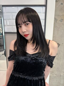 リリー(Lilley) 【lilley 稲永麻衣】レイヤーカット+顔まわりカット+韓国ヘア